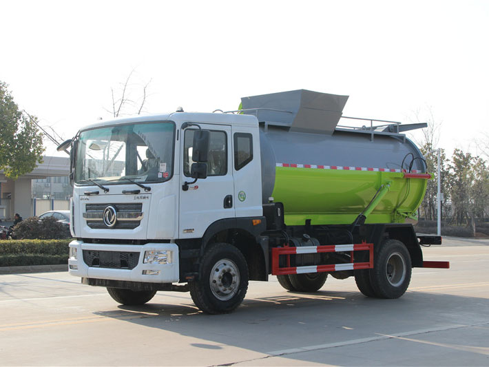 東風D9餐廚垃圾車，餐廚垃圾車，大型餐廚垃圾收集車