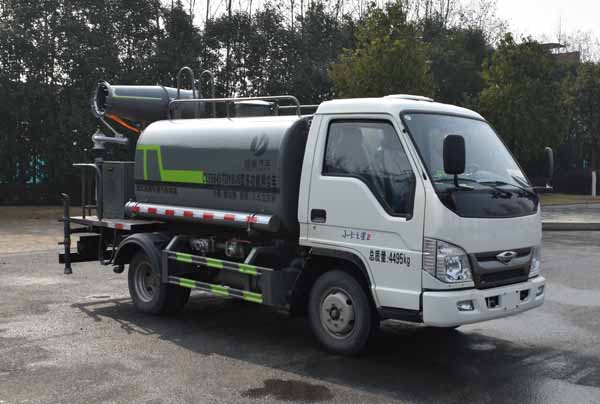 5噸藍牌灑水車，藍牌抑塵霧炮車-湖北盈通專用車廠家直銷